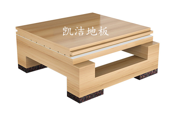 雙層龍骨結構_體育地板